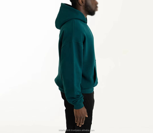Meilleur prix – Nouveau style – Sweat à capuche respirant en polaire polyester/coton pour homme – Couleur unie – Qualité supérieure – Collection Hiver - Product Image 3