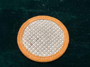 Cantidad a granel de material ambiental directo de fábrica tejido redondo resistente al calor impresión yute mantel de Bangladesh - Product Image 6