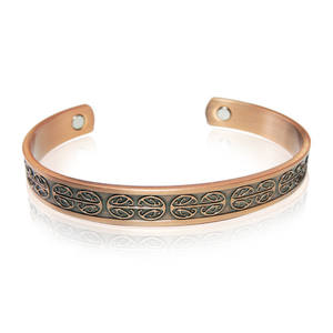 Pulseras de cobre para terapia magnética Bandas magnéticas de moda con beneficios para la salud - Product Image 2