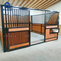 Écuries à chevaux coulissantes portables classiques personnalisées, design gratuit, HDG, portes d'écurie à chevaux, panneaux d'alimentation temporaires
