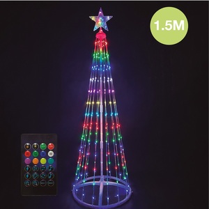 Albero di Natale a LED USB + Telecomando 24 Funzioni RGB 150cm IP44 6W (GSC 204690083) - Product Image 1