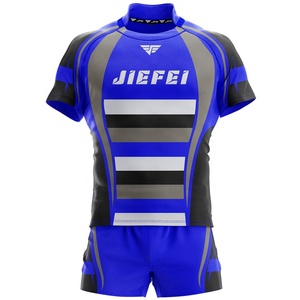 Nouveaux ensembles de vêtements de rugby pour hommes, tenue de football, séchage rapide, 100 % polyester, meilleur design, impression personnalisée - Product Image 2