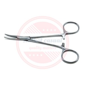 Pince à moustiques Mâchoire incurvée droite Outils à main à usage unique Instruments dentaires chirurgicaux en acier inoxydable - Product Image 4