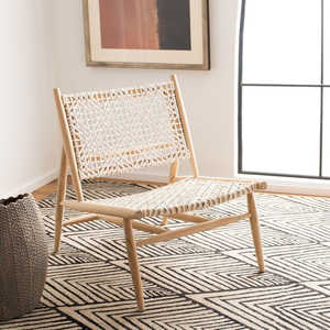 Canapé nordique moderne sans accoudoirs pour une personne en bois massif Chaise longue pour hôtel appartement salon balcon loisirs de plein air - Product Image 4