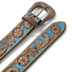 Nouvelle tendance vente chaude ceinture d'outillage en cuir occidental pour hommes sur mesure ceinture Cowboy Cowgirl avec ensemble de boucles antiques de créateur - Product Image 6