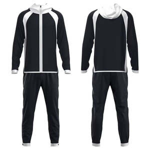 Ensemble de survêtement sport pour homme et femme, 2 pièces, style hip-hop, veste zippée et pantalon, tenue de sport en nylon pour le printemps, directement de l'usine - Product Image 6