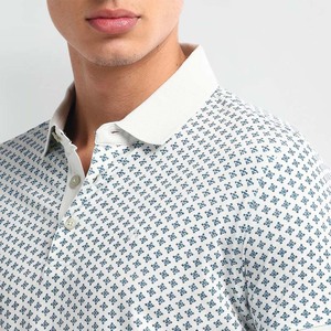 Polo de hombre de alta calidad, diseño de logotipo personalizado, gran oferta, Manga corta informal con patrón sólido - Product Image 2