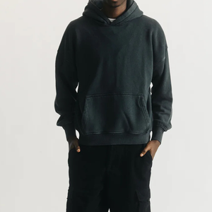 Sudadera con Capucha Gruesa de Algodón 100% con Logotipo, Talla Grande para Hombre, 400 500 GSM, Sudadera con Capucha Gruesa Personalizada de Gran Tamaño - Product Image 6