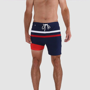 Shorts de plage pour hommes, style estival, en gros, de haute qualité, impression par sublimation personnalisée, short de bain pour hommes - Product Image 3