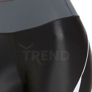 Mallas de Yoga sin costuras de cintura alta XL para mujer, pantalones de gimnasio con estampado de LICRA de patrón sólido con logotipo de cintura elástica - Product Image 5