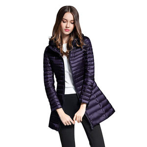 OEM poliéster Puffer mujer abajo abrigo burbuja chaqueta mujer alta calidad abrigo grueso impermeable chaqueta Mujer - Product Image 2