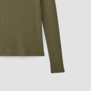 Vêtements décontractés couleur unie respirant léger course femmes chemises haute qualité logo personnalisé imprimé femmes chemises OEM - Product Image 6