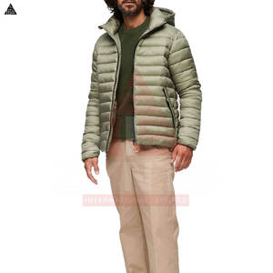 New Design Fashion Wholesale Custom Puffer <b>Jacket</b> <b>Man</b> Quilted Puffer <b>Jacket</b> With Breathable Hood <b>White</b> Puffer <b>Jacket</b> For <b>Man</b> - Product Image 4