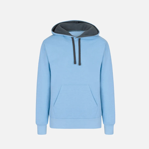 เสื้อสเวตเตอร์แบบสวมหัวสำหรับผู้ชายเสื้อมีฮู้ดแบบกำหนดเองสีเรียบใส่ได้ทั้งชายและหญิงเสื้อกีฬาแบบสวมหัว - Product Image 6