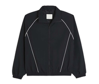 Nouvelle veste coupe-vent streetwear grande taille pour homme, personnalisable avec logo, fermeture éclair, imperméable et respirante, vente en gros