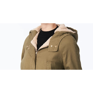 Collezione B Giacca Anorak con Cappuccio Verde Rosmarino per Ragazzi Taglia XS Antivento Stile Utility per la Stagione Autunnale - Product Image 2