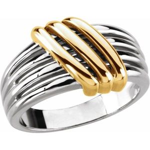 Criss-Cross Gold Plated <b>Ring</b> Fashionable HipHop Religious White Gold Brass Inlaid Claws Trendy Religious Number Perfect Gift - Product Image 1
