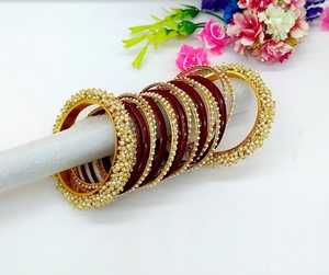 Hot Sale Ladies Luxury Bangles Sets for Bridal 2024 Latest Fashion Women's Churiya Bangles Sets for <b>Wedding</b> Party & EID <b>Gifts</b> - Product Image 5