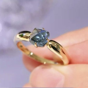 Handmade Natural Blue Topaz Cabochon <b>Ring</b> High Quality <b>925</b> Sterling <b>Silver</b> Vintage Style for Weddings and Special Occasions - Product Image 2