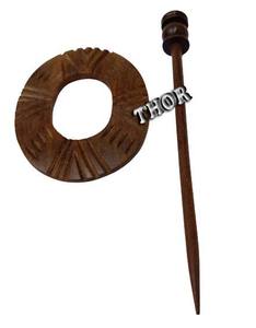 Palillos de madera marrón náutico para el cabello, horquilla para mujer y niña, regalos de Pin de moño de boda - Product Image 1