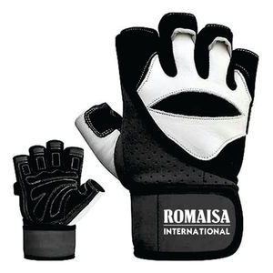 Guantes Deportivos Unisex Personalizados de Medio Dedo con Cierre de Cordones, de Alta Calidad, Duraderos, de Poliéster, para Levantamiento de Pesas en el Gimnasio - Product Image 4