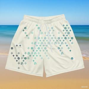 Short de basket-ball de sport américain pour hommes, pantalon de course d'été en maille confortable et respirant, jogging Scanties - Product Image 6