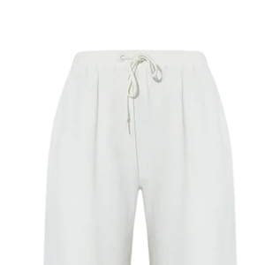 Pantalon de survêtement en polaire technique respirant pour femmes taille haute Logo personnalisé salopette en gros fermeture à cordon de serrage à l'avant plat pour l'hiver - Product Image 5