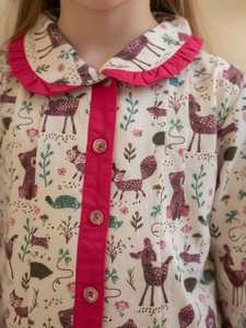 2025 hiver pyjamas personnalisés pour enfants fille vêtements de nuit et garçon vêtements de nuit à manches longues coton 2 pièces tenue ODM approvisionnement - Product Image 6