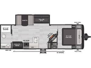 Nouvelles caravanes de voyage Keystone C-o-l-e-m-a-n 25R 2026, disponibles pour les commandes importantes - Product Image 2