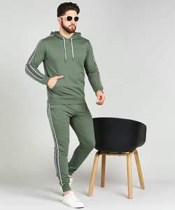 Conjunto de chándal de 2 piezas para hombre, chándal, chándal para hombre, conjunto de 2 piezas, trajes de jogging informales, chándal con capucha para entrenamiento - Product Image 3