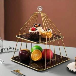 Soporte Metálico para Tartas, Diseñado para Exhibir Postres en Celebraciones y Ofrecer una Servicio Estable - Product Image 2