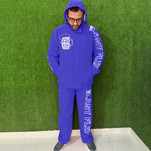 Conjunto de 2 Piezas con Capucha, Ligero, de Algodón 100%, de Primera Calidad, Unisex, Ropa Deportiva de Invierno con Logotipo Estampado, Tallas Grandes - Product Image 4