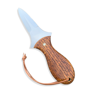 Cuchillo para ostras con mango de madera Cuchillo para ostras personalizado - Product Image 1