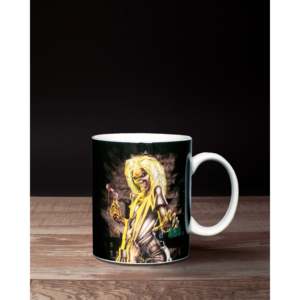 Iron Maiden Novelty Mug Handmade 600ml Ceramic Stainless Steel Cup Hot Thermal <b>for</b> <b>Presents</b> Halloween Cartoon Gift <b>Box</b> - Product Image 4