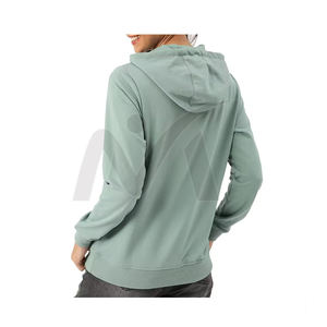 Classic Women's <b>Zip</b>-<b>Up</b> <b>Hoodie</b> with Durable Cotton Blend, Embroidered Logo and Ribbed Hem for Timeless Style and Everyday Comfort - Product Image 1