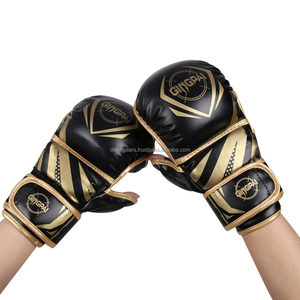 Guantes Personalizados 2026 de Alta Calidad en Cuero PU, Estilo UFC, Medios Dedos, para MMA, Boxeo, con Cierre de Gancho y Bucle, Sostenibles - Product Image 5