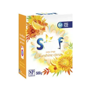 Suurf F&T sunshine Laundry Powder 500g box form Washing powder supplier