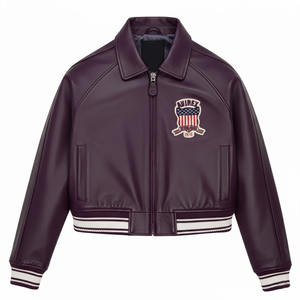 แจ็คเก็ตหนังแท้ Avirex สำหรับผู้หญิง ราคาดีที่สุด แจ็คเก็ตฤดูหนาวคุณภาพพรีเมียม กันลม กันน้ำ มีทุกขนาด - Product Image 1