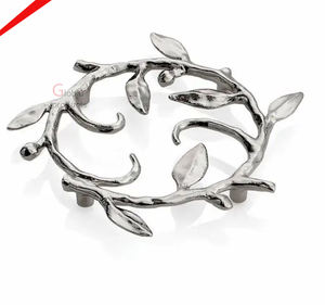 2024 ronds de serviette élégants en aluminium oiseau moderne avec une finition chromée polie - Product Image 4