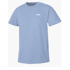 Camiseta de poliéster 100% de alta calidad, camisetas en blanco con estampado de gimnasio, Camiseta lisa de secado rápido para hombres, ajuste holgado - Product Image 5