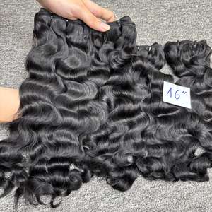 ผมทำจากเส้นผมเป็นลอนลึกผมคน100% ผมดิบจากเวียดนาม - Product Image 3