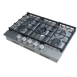 Estufa de <span class=keywords><strong>Gas</strong></span> <span class=keywords><strong>Natural</strong></span> de Acero Inoxidable de 30 Pulgadas y 5 Quemadores de Fabricante - Product Image 2