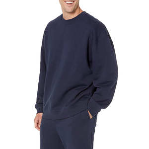 Sudadera de algodón mezclado para hombre, estilo hip hop, cuello redondo, holgada, oversize, con estampado digital, venta al por mayor para invierno - Product Image 1