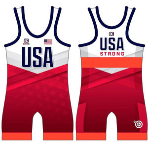 Justaucorps de lutte professionnels pour hommes de haute qualité, imprimés par sublimation personnalisée, respirants, anti-transpiration et sans bretelles - Product Image 6