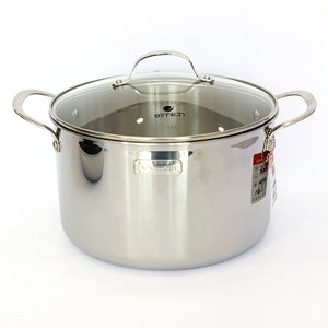 Haute qualité et meilleure solution pour votre cuisine Pot SUS 201 en acier inoxydable-Taille 20 cm avec fond à 3 couches - Product Image 2