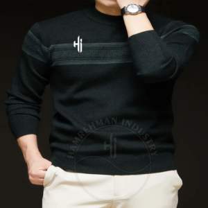 Sweat-shirt à demi-zip pour homme sur mesure de haute qualité, en molleton doux, couleur unie, poche d'hiver, 330g, respirant - Product Image 3