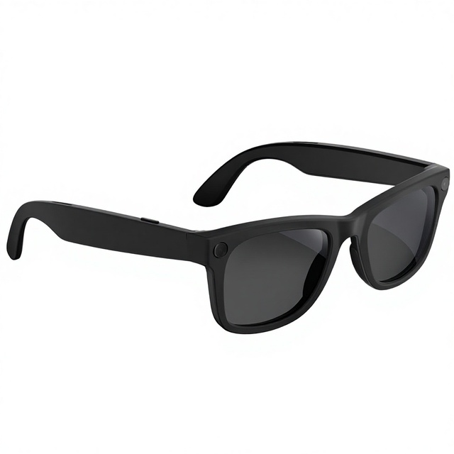 8MP Smart Glasses with Camera 1080P Video Recording Bluetooth Audio Eyewear with Charging Case for Men and Women