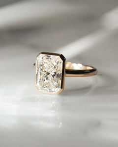 ชุดฝา4.14 caratt แหวนหมั้นเพชรโมอิสที่ตัดอย่างสดใสบดน้ำแข็งกระจ่างใสยาวนาน - Product Image 2