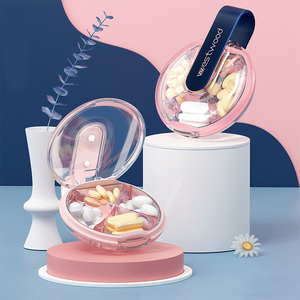 กล่องยาสำหรับเดินทาง4 gids แบบกลมพรีเมี่ยมเป็นมิตรต่อสิ่งแวดล้อม - Product Image 1