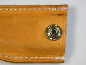 Funda para Cuchillo de aventura hecha a medida, funda para herramienta de supervivencia de piel de vaca WOK con componente de prevención de pérdidas de 5L, características tácticas - Product Image 5